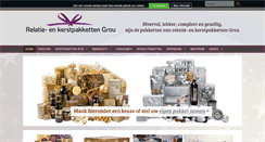 Desktop Screenshot of kerstpakkettengrou.nl